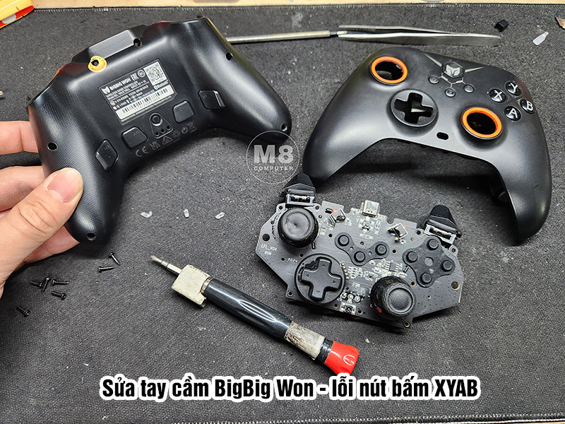 Sửa tay cầm BigBig Won lỗi nút bấm XYAB