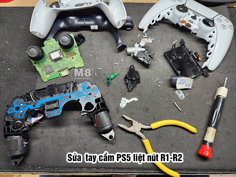 Sửa tay cầm PS5 liệt nút R1-R2
