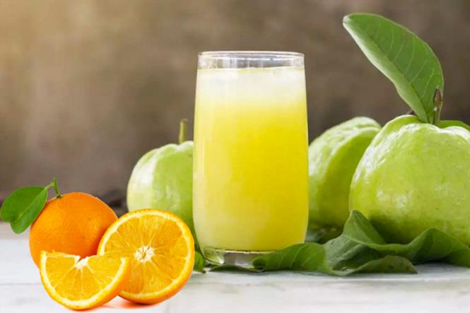 nước é\p ổi mix cam