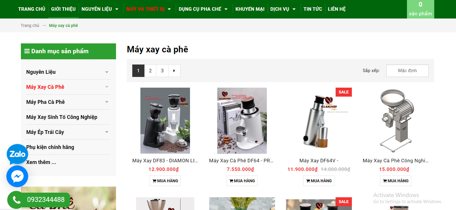 Danh mục máy pha cafe