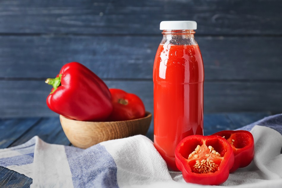 cách làm nước ép ớt chuông 