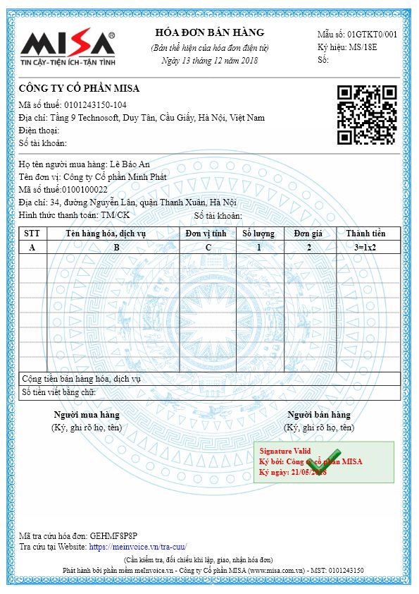 CỤC THUẾ TỈNH QUẢNG NGÃI HƯỚNG DẪN VỀ THÔNG TIN NGƯỜI MUA TRÊN HÓA ĐƠN ĐIỆN TỬ