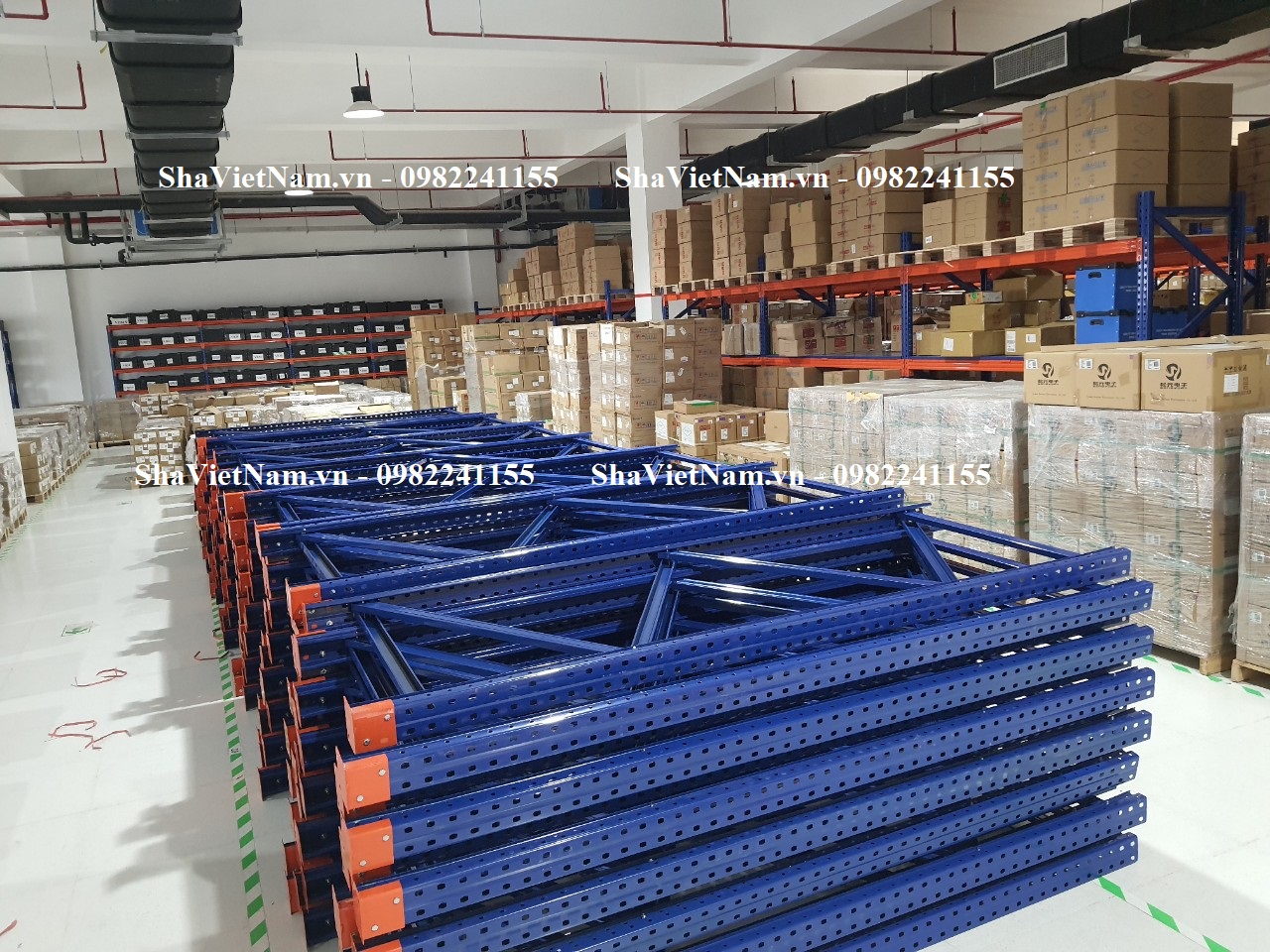 Giá Kệ Pallet 1 Tầng Beam (2 Tầng Để Hàng) - Chất Lượng | Kệ công ...