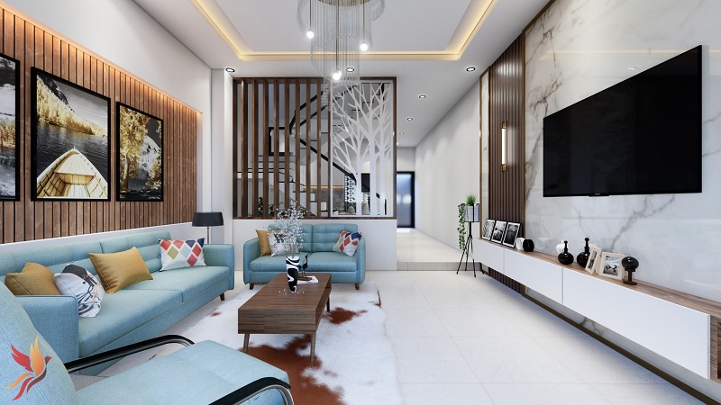 Trang trí nội thất phòng khách theo phong cách hiện đại sang trọng và đẳng  cấp  Đồ gỗ Hưng Long
