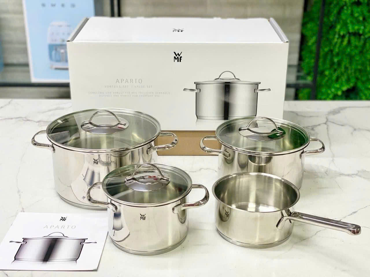 Bộ nồi WMF Provence Plus 4 món chính hãng Đức | AnPhuQuy.vn