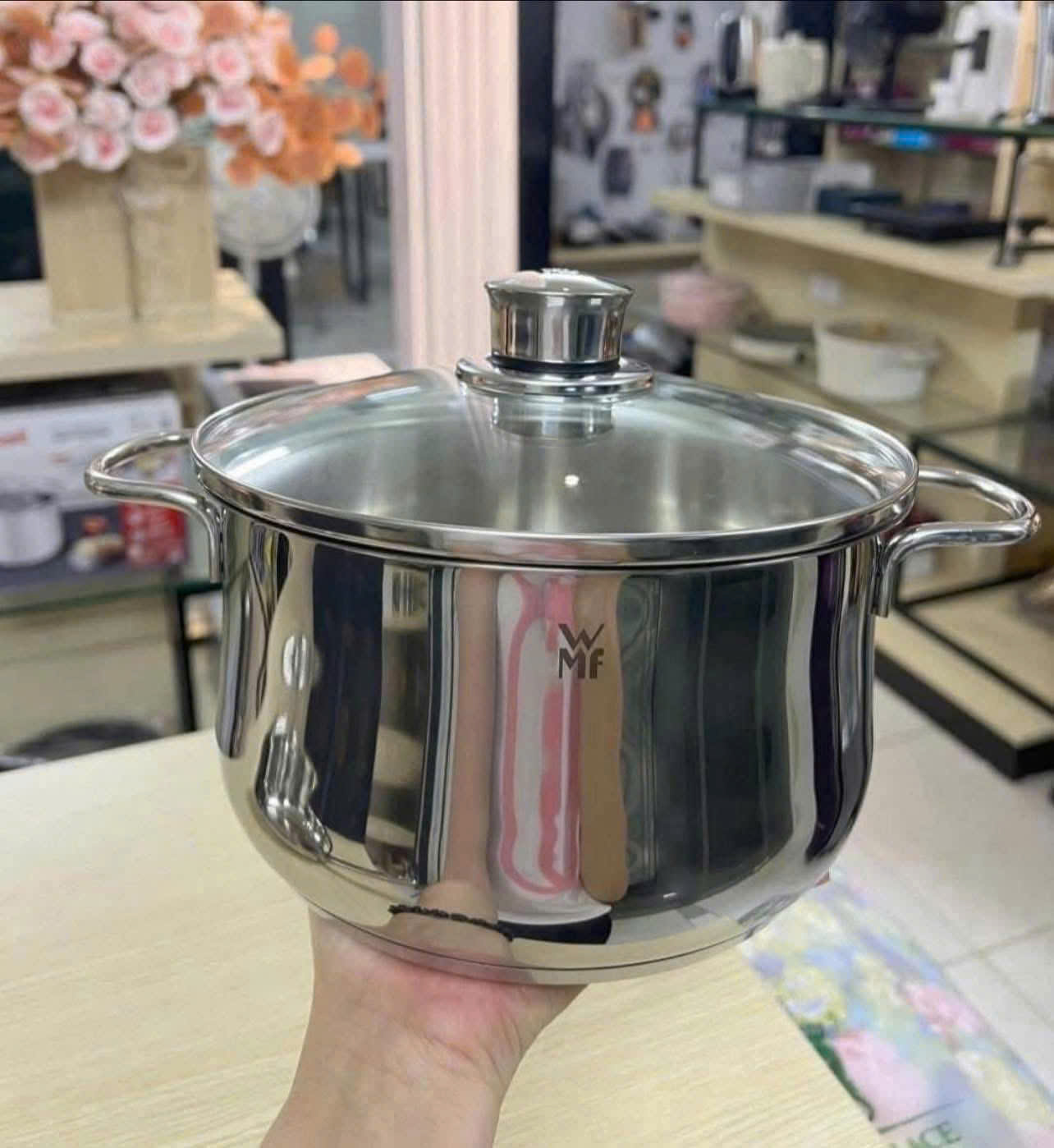 Bộ nồi WMF Diadem Plus 2 món kèm chảo thép 24cm