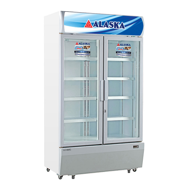 TỦ MÁT ALASKA 2 CÁNH LC-800C DUNG TÍCH 800L CÔNG SUẤT 400W