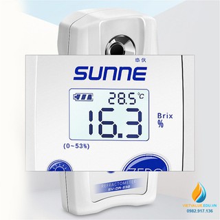 Khúc Xạ Kế Đo Nồng Độ Đường, Model SY-DR-53B, Phạm Vi Đo 0 ~ 53%, Hiển Thị LCD