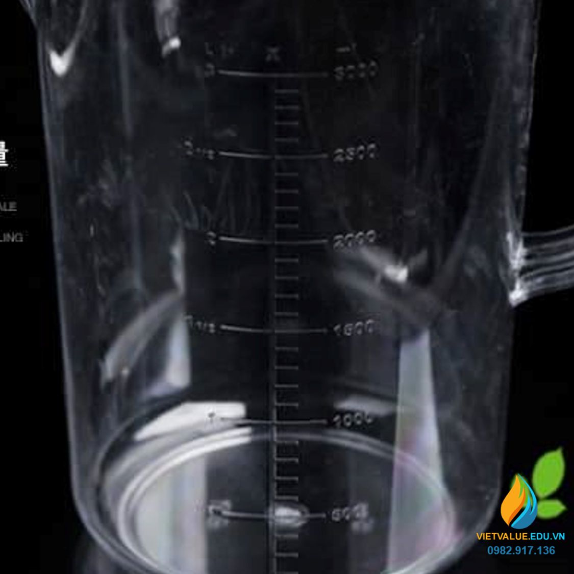 Cốc đong nhựa PC, chịu nhệt, chịu lực, có vạch chia, dung tích 500ml