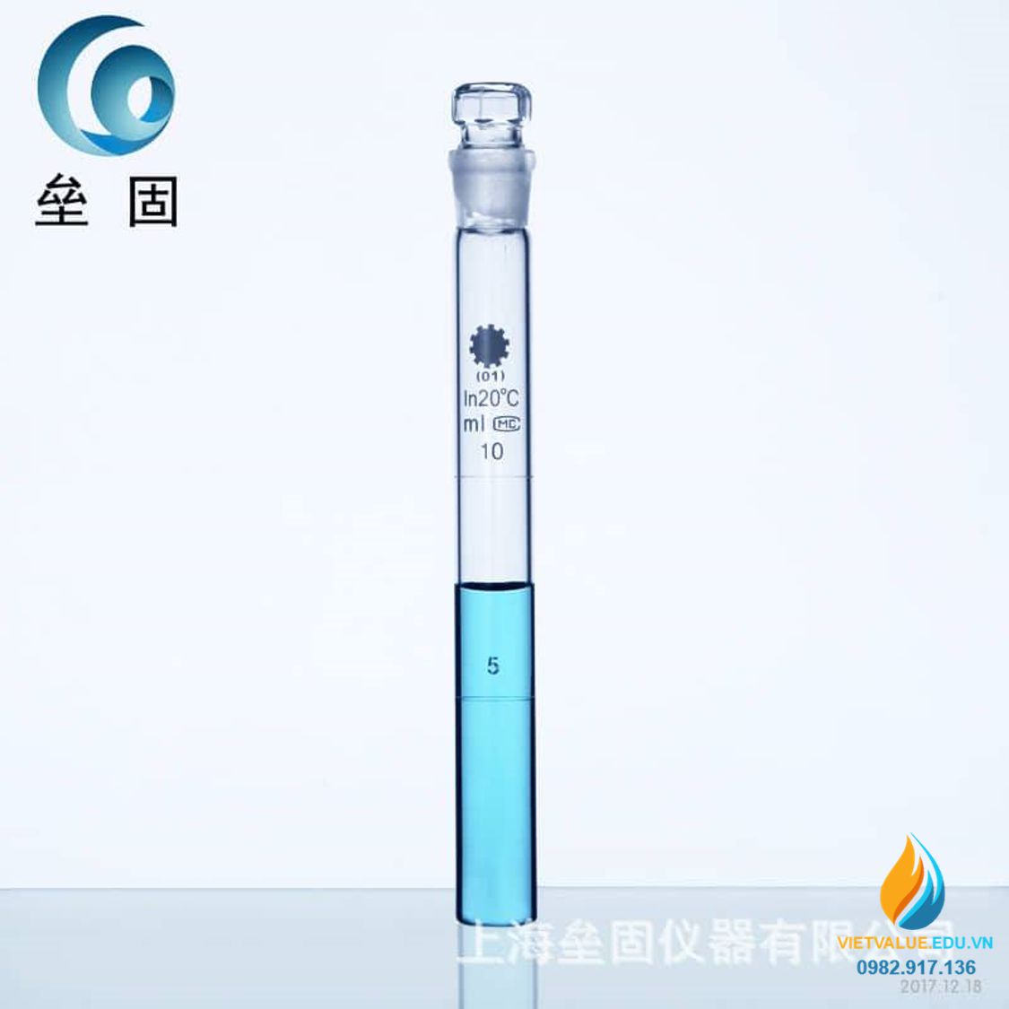 Ống so màu, có chia vạch 100ml x 1