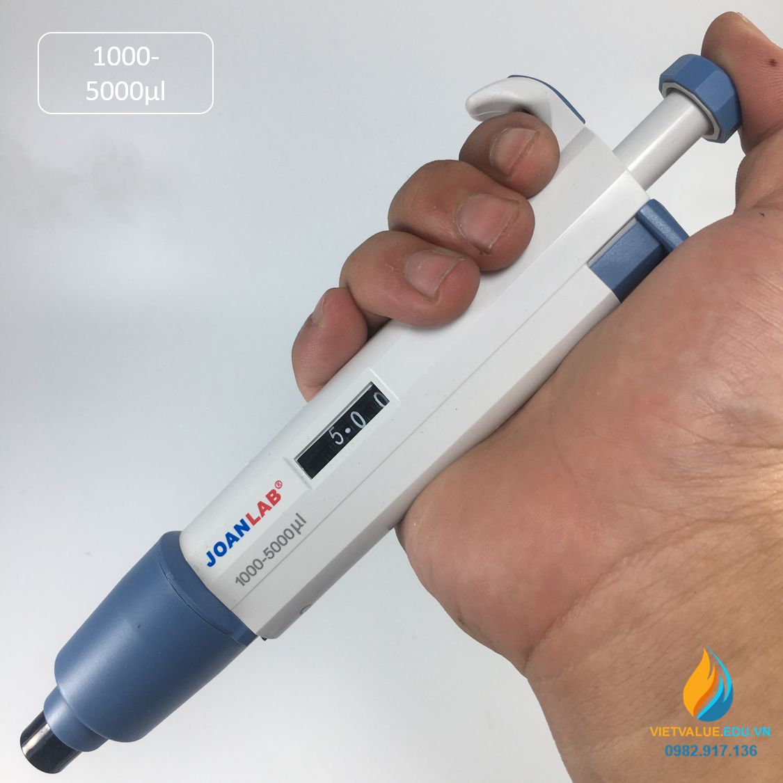 Micropipet M5000 JOAN LAB phòng thí nghiệm, phạm vi 1000-5000ul