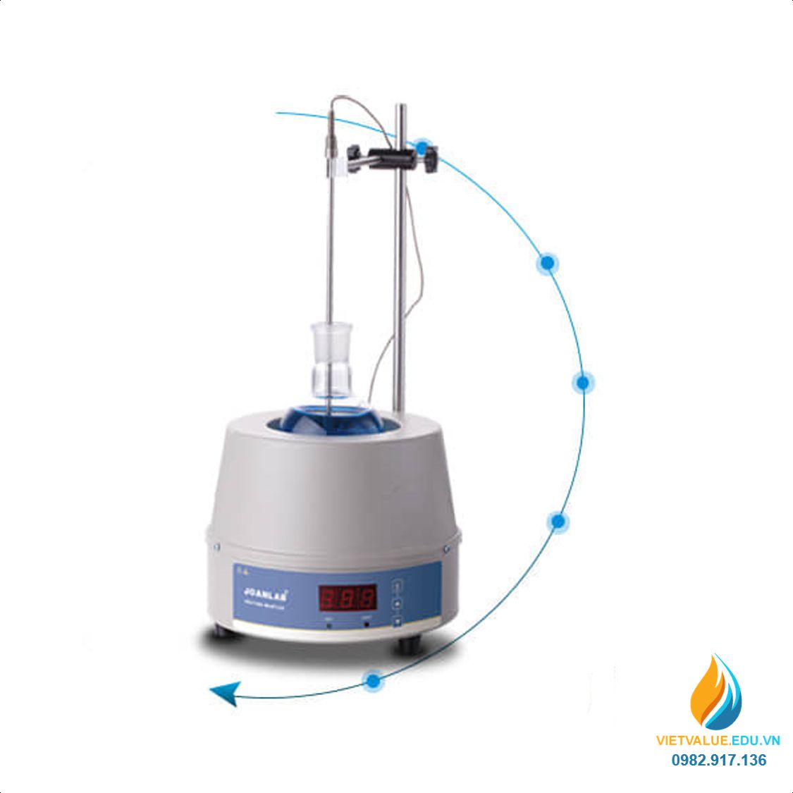 Máy ủ nhiệt điều chỉnh màn hình kỹ thuật số JOAN LAB HMC-100, dung tích 100ml