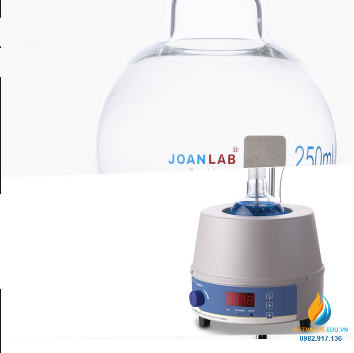 Bộ chưng cất thí nghiệm JOAN LAB dung tích 2 lít, phân phối 5 lít