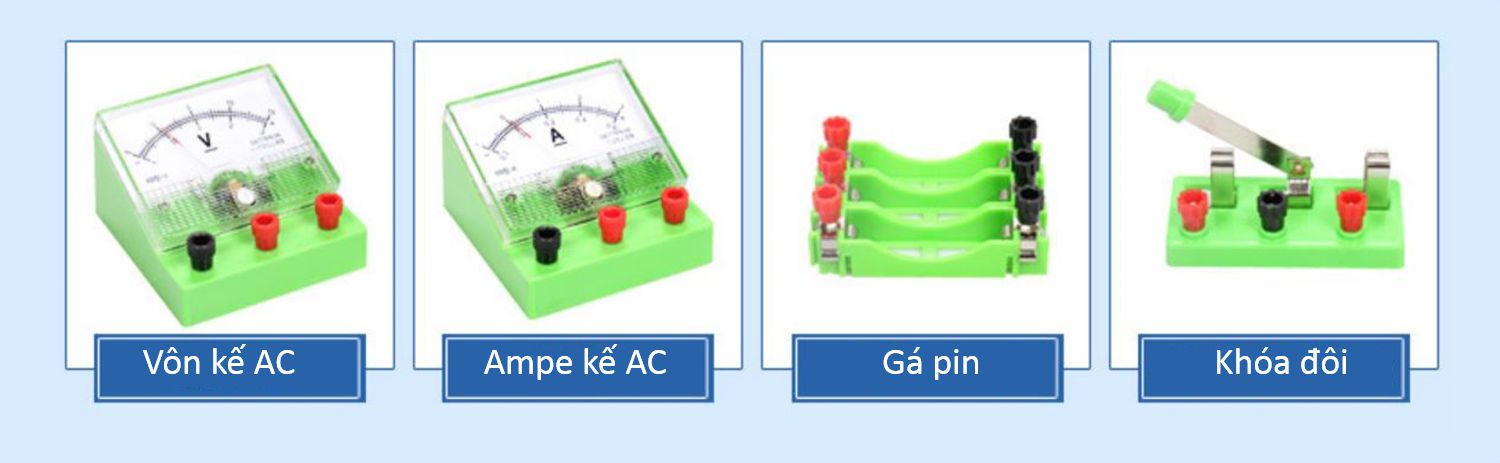 Bộ lắp ráp mạch điện thực hàng vật lý lớp 9