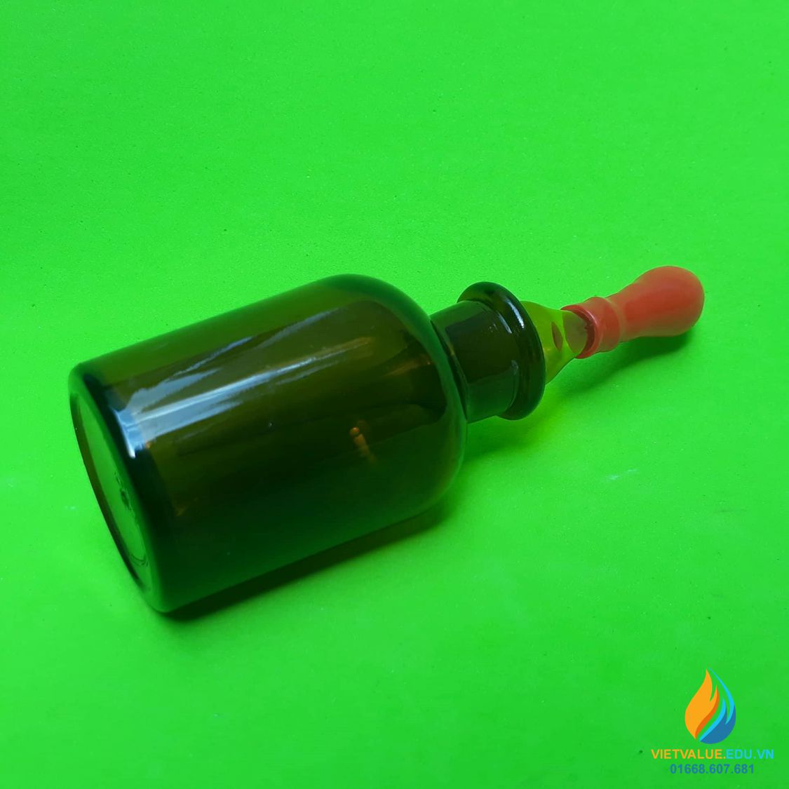 Chai thả màu nâu, thủy tinh đựng hóa chất, 30ml