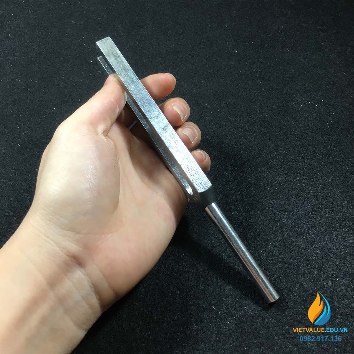 Âm thoa kèm búa cao su, âm thoa thực hành âm học VIETVALUE