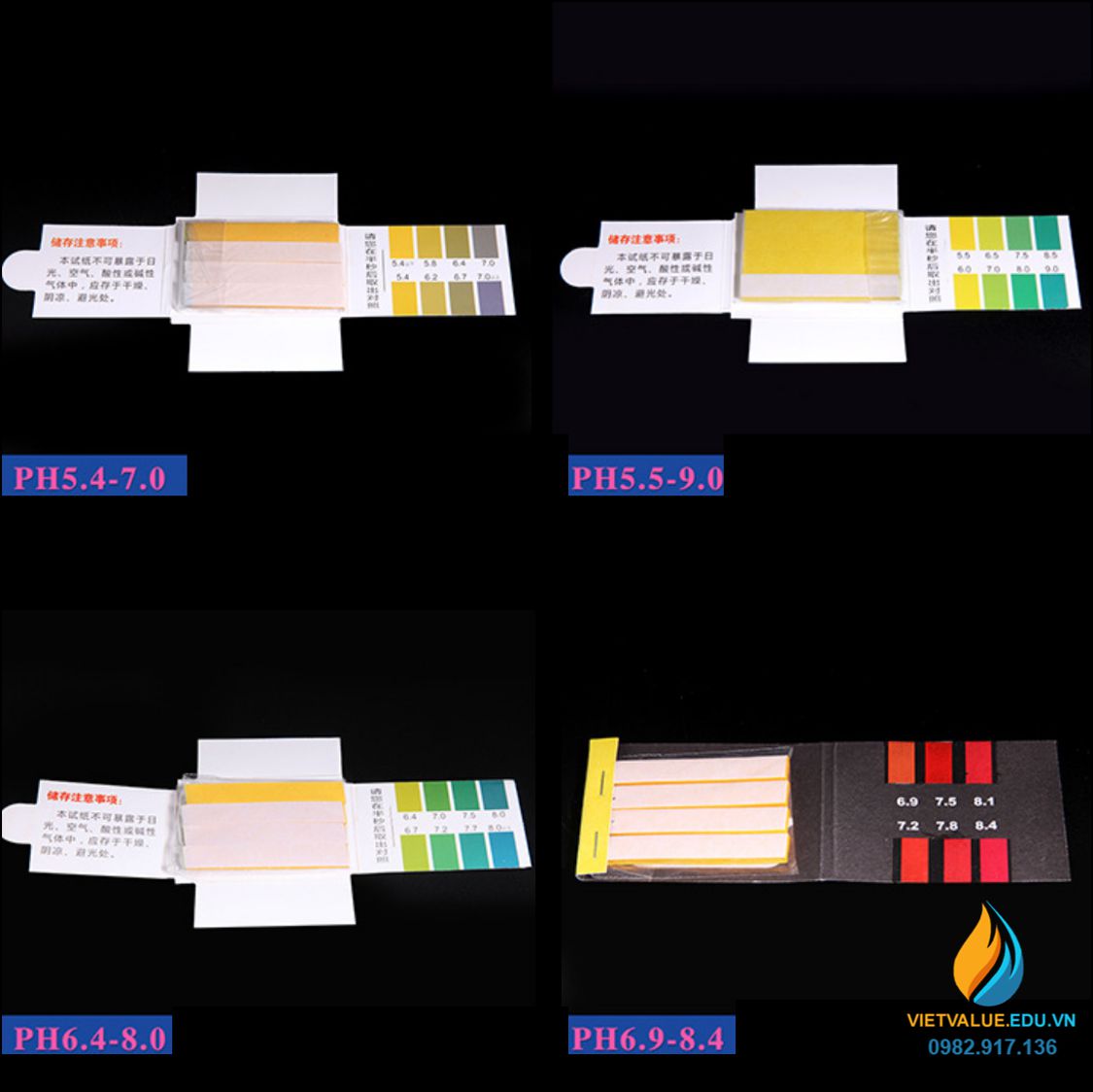 Giấy thử đo độ PH 012002 có độ đo là 1.4 đến 3.0 dành cho môn khoa học