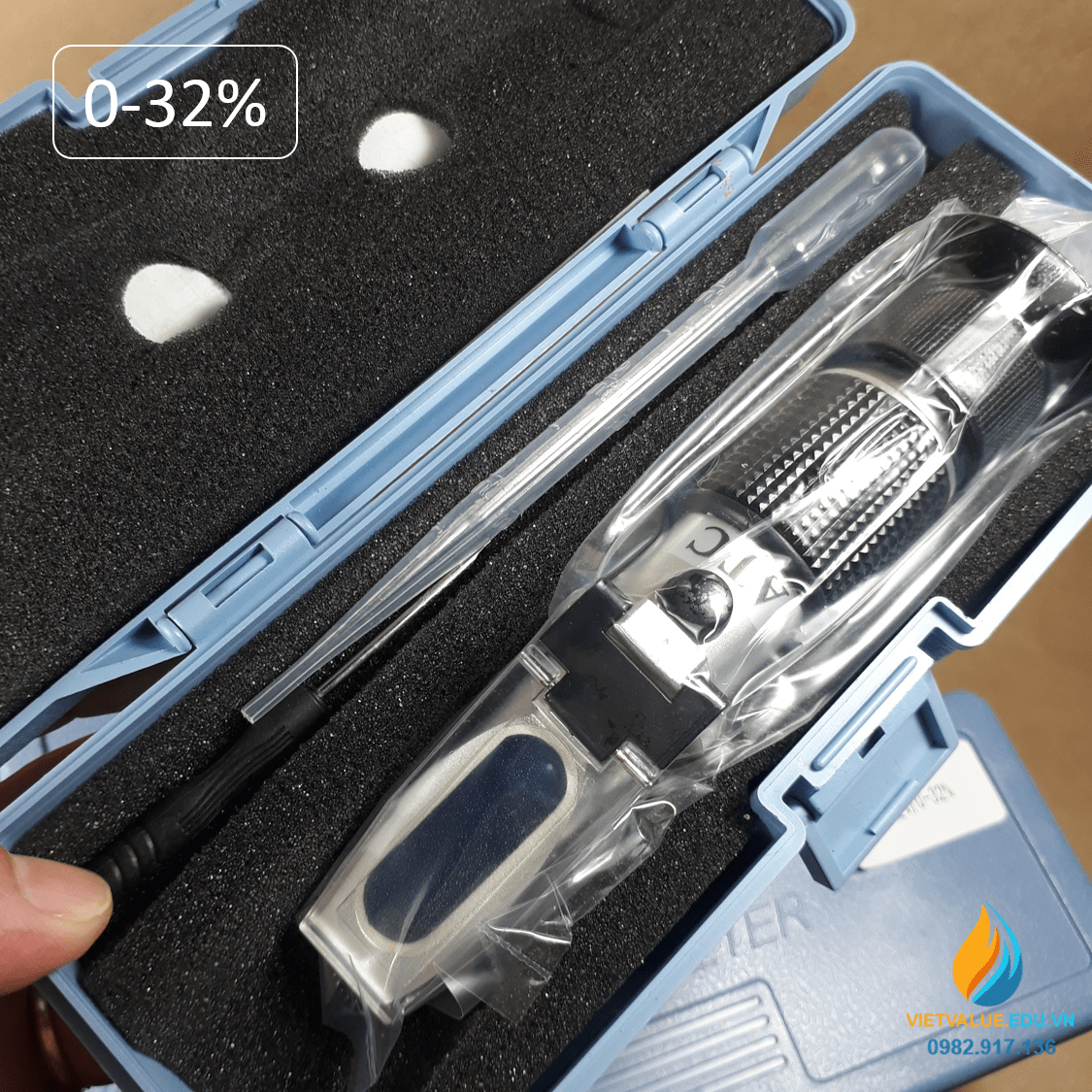 Khúc xạ kế FXP012 đo nồng độ đường  0-32%, tự đồng bù nhiệt ATC