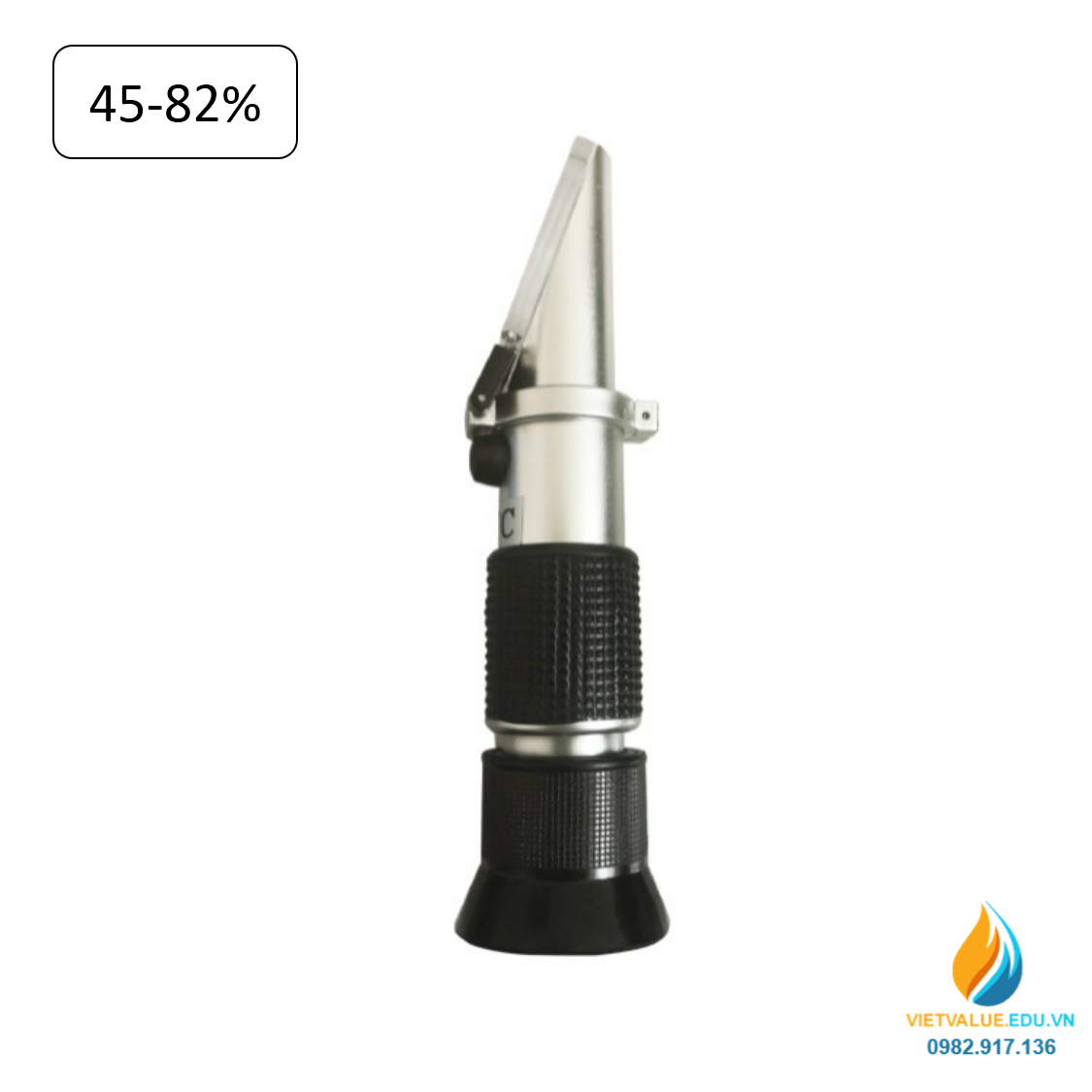Máy đo khúc xạ cầm tay FXP021 đo độ đường 45-82% tự động bù nhiệt ATC