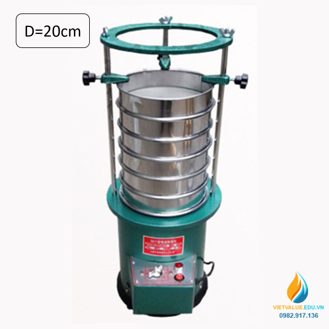 Máy rung sàng rây tiêu chuẩn 84011, đường kính sàng 20cm, tần số rung ...