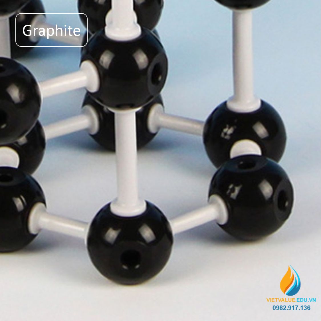 Mô hình phân tử Graphite, than chì, mô hình phân tử hóa học VIETVALUE