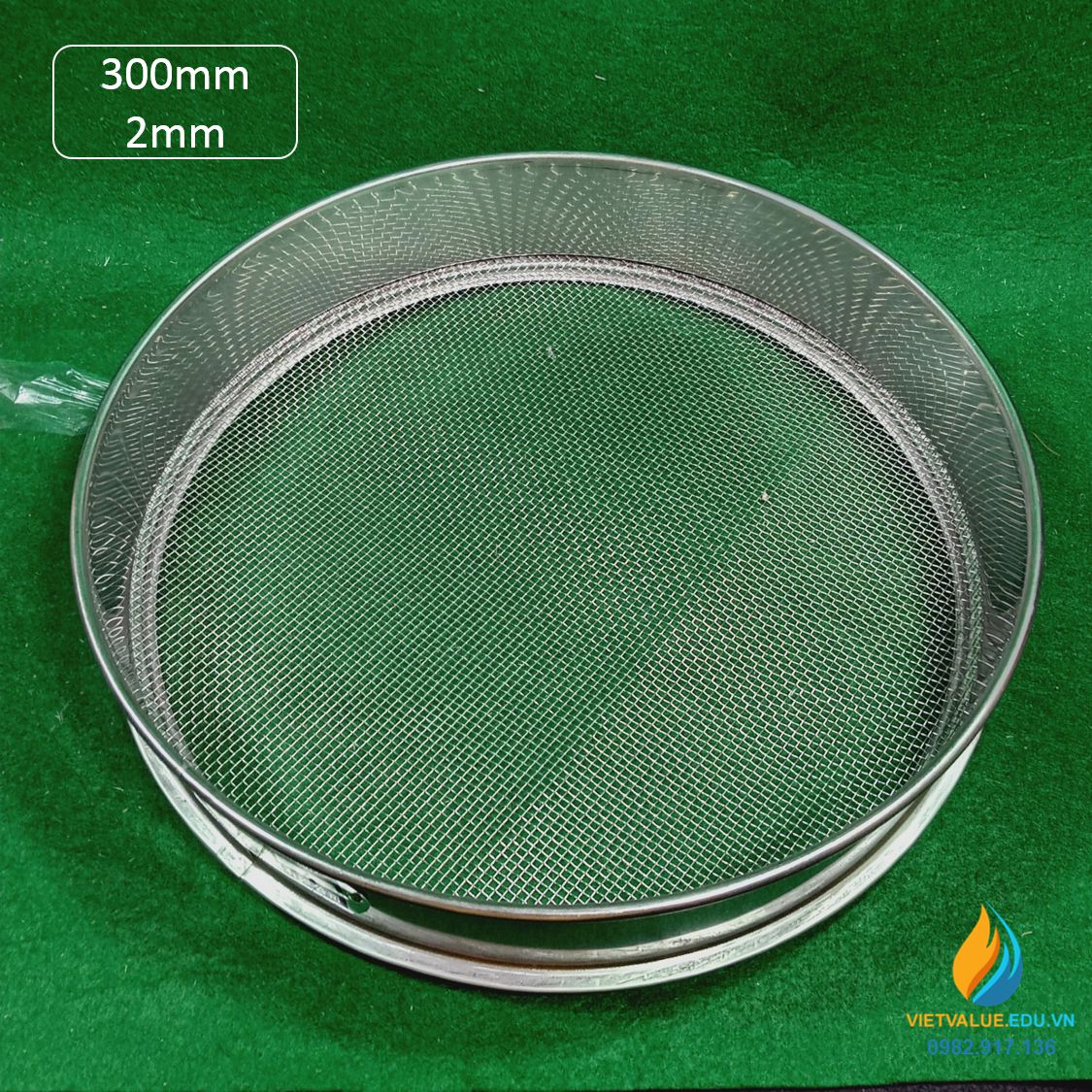 Sàng rây tiêu chuẩn 30cm lỗ 2mm VIETVALUE