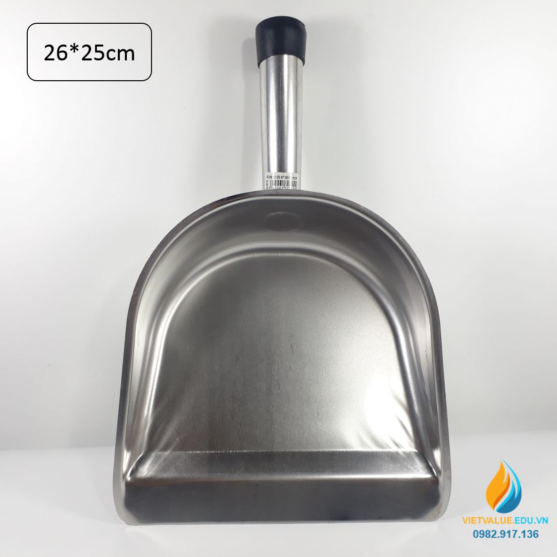 Xẻng inox vuông, xẻng xúc mẫu, kích thước 25cmx26cm cán dài 15cm, inox ...