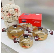 Bộ Nồi 3 Món Sunhose SH6634 ( 16-20-24cm )