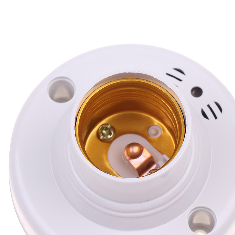 Đui Đèn Cảm ứng Ánh Sáng E27 Chui Tròn