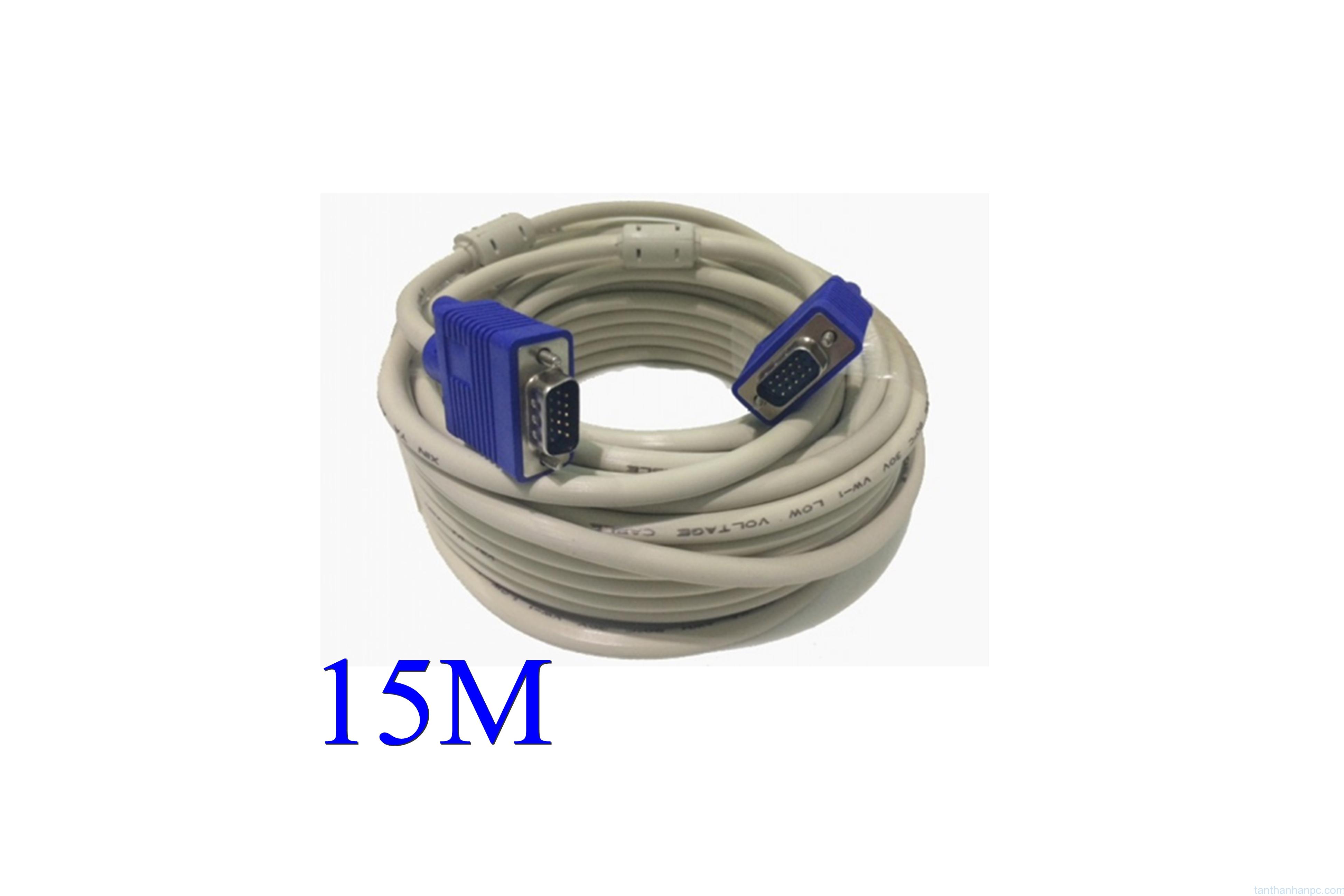 Cáp Vga 15m Dây Trắng