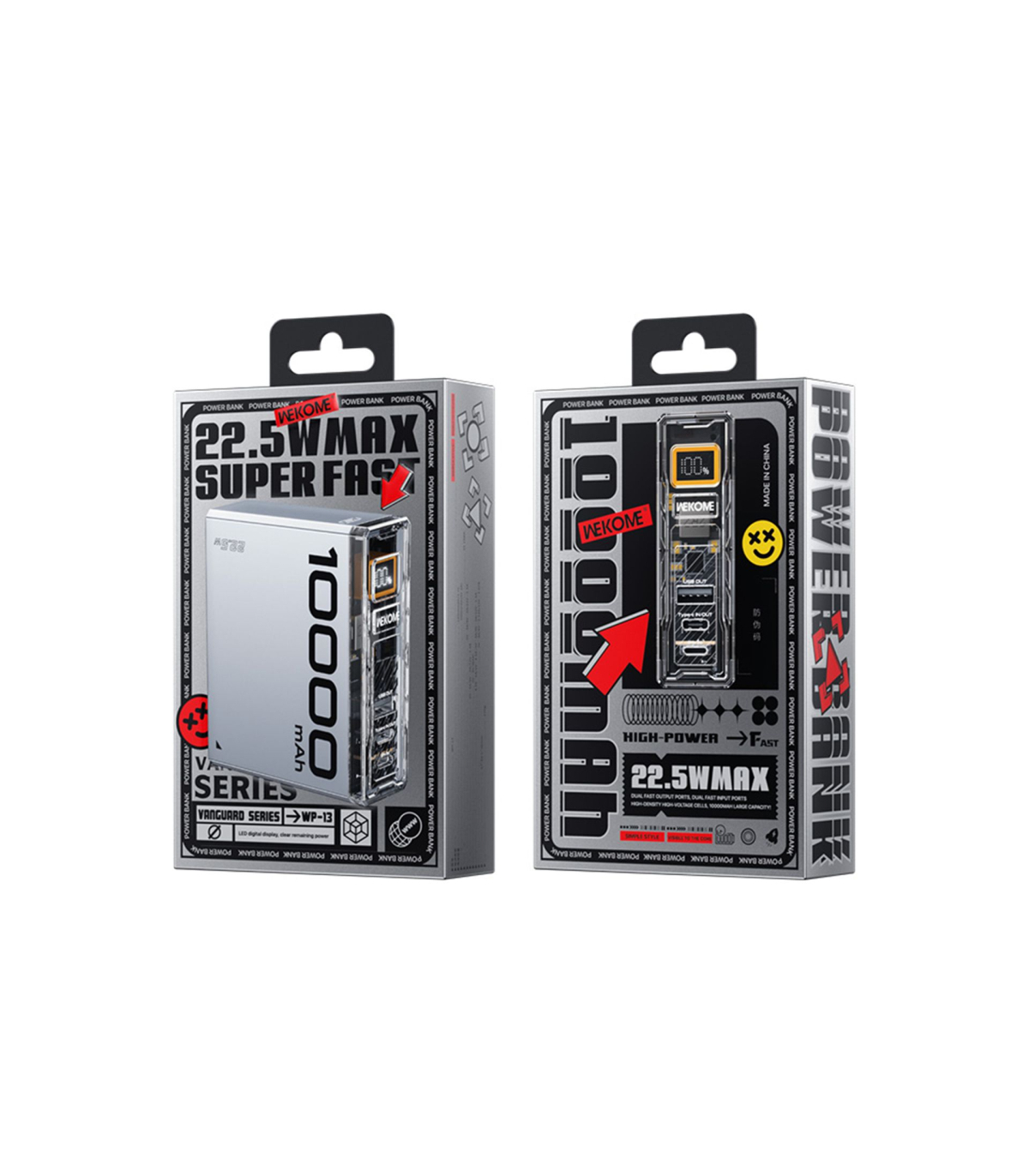 Pin Dự Phòng 10.000Mah Wekome WP-13 CHÍNH HÃNG