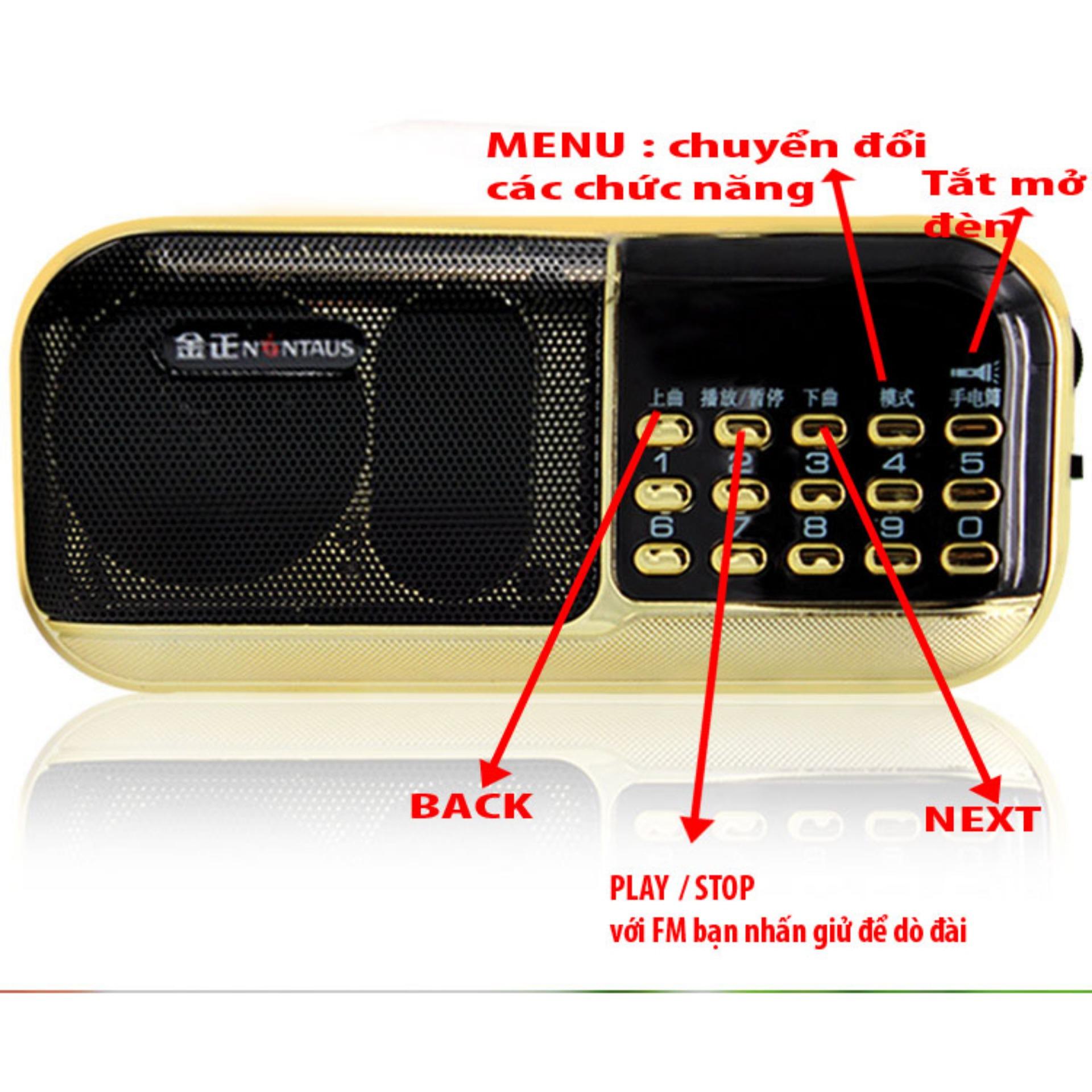 Loa thẻ nhớ FM BKK B-839s 3pin có đèn