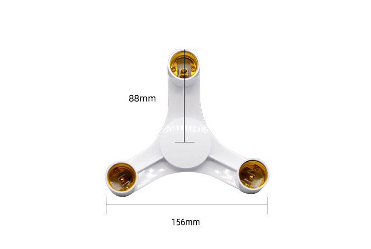 ĐUI ĐÈN CHIA 1=>3  E27 CHỐNG NƯỚC