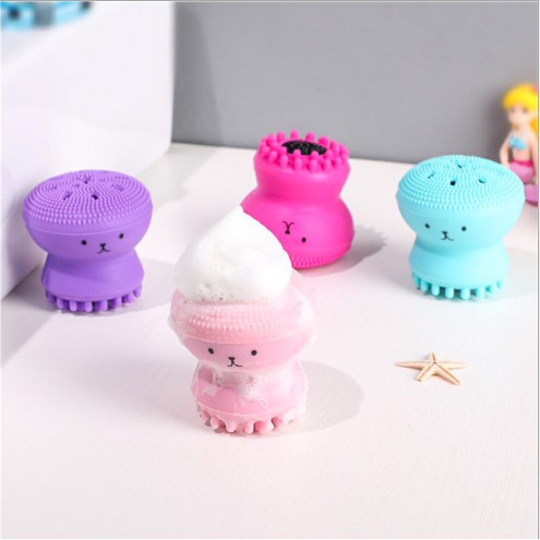 Cọ Massage Rửa Mặt Hình Bạch Tuộc