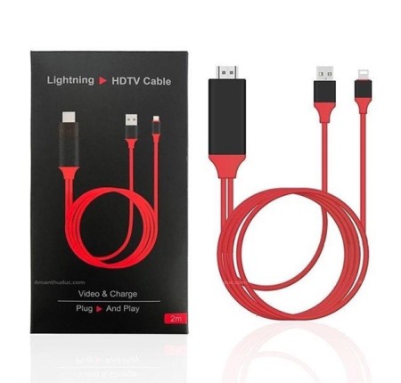 Cable Chuyển Lightning 5-6 Ra hdmi