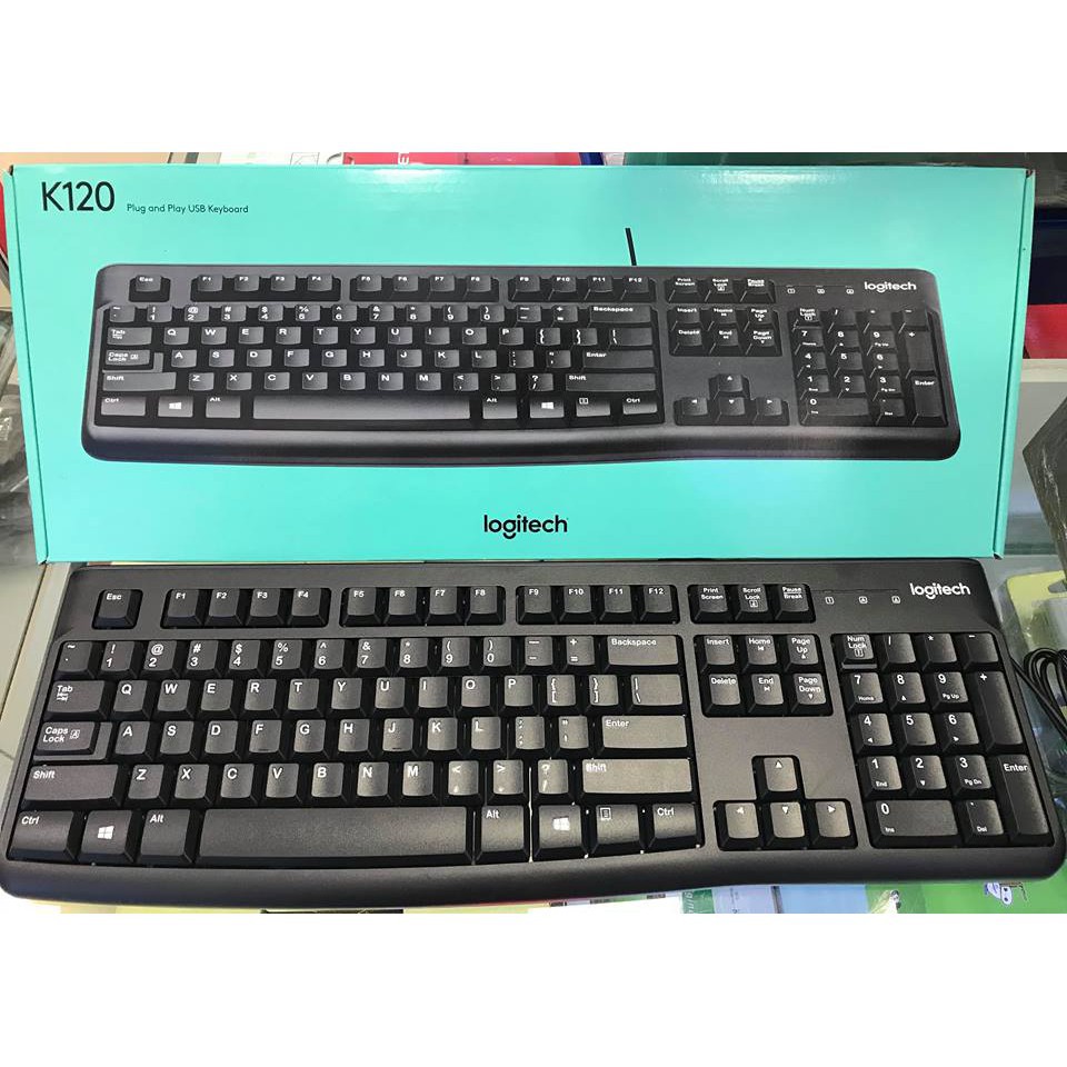 Keyboard Logitech K-120 USB Chính Hãng