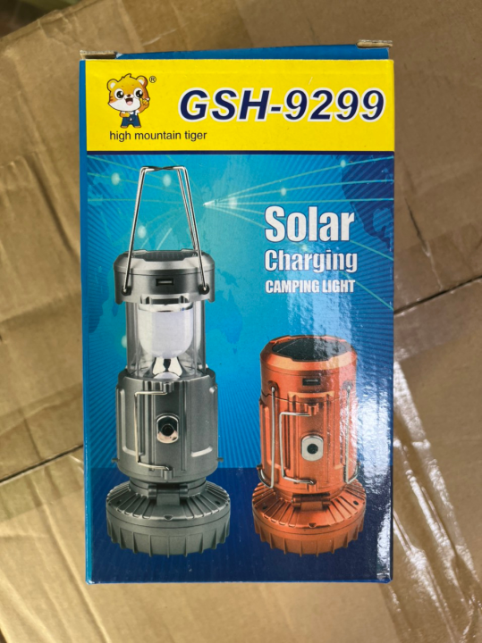 Đèn tích điện Năng Lượng GSH-9299 Có Quạt ( Đèn bão )