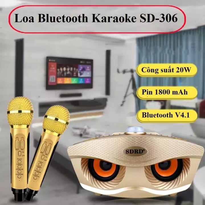 Loa Karaoke Bluetooth SDRD SD-306 Kèm Micro
