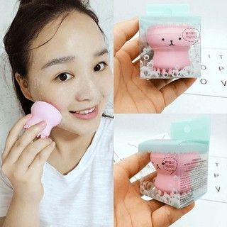 Cọ Massage Rửa Mặt Hình Bạch Tuộc