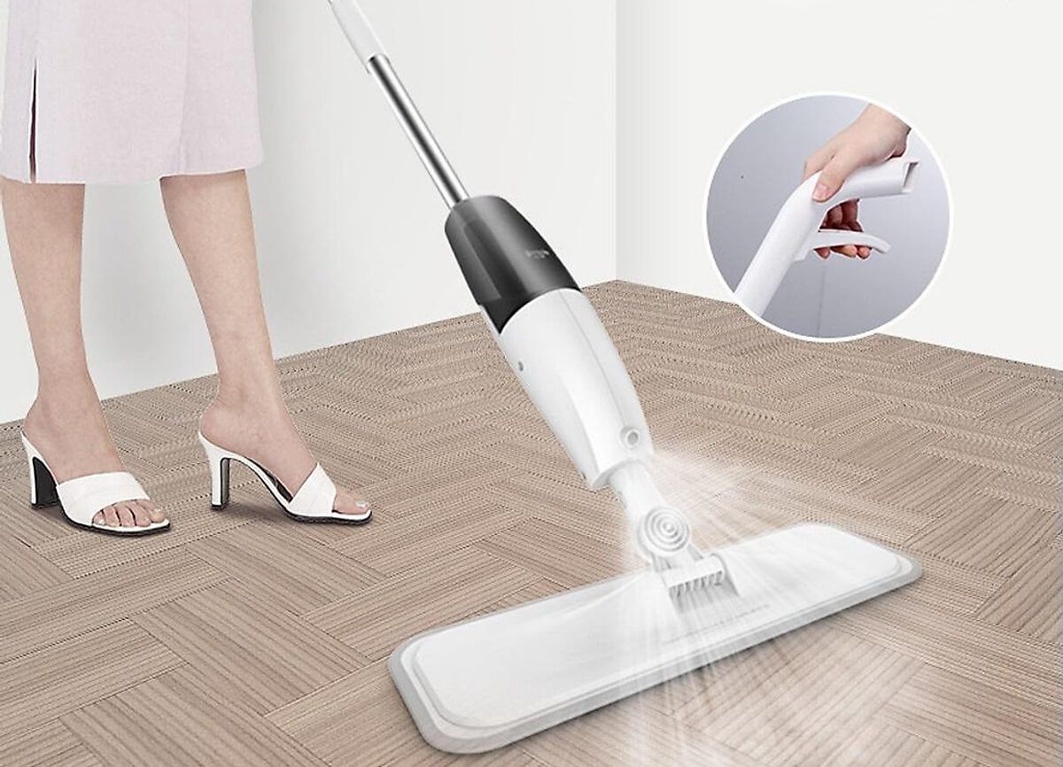 Cây Lau Nhà Aurora 360 Độ Phun Sương