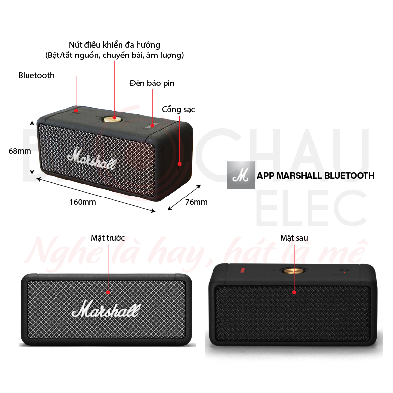Loa Bluetooth Marshall Emberton M-81
