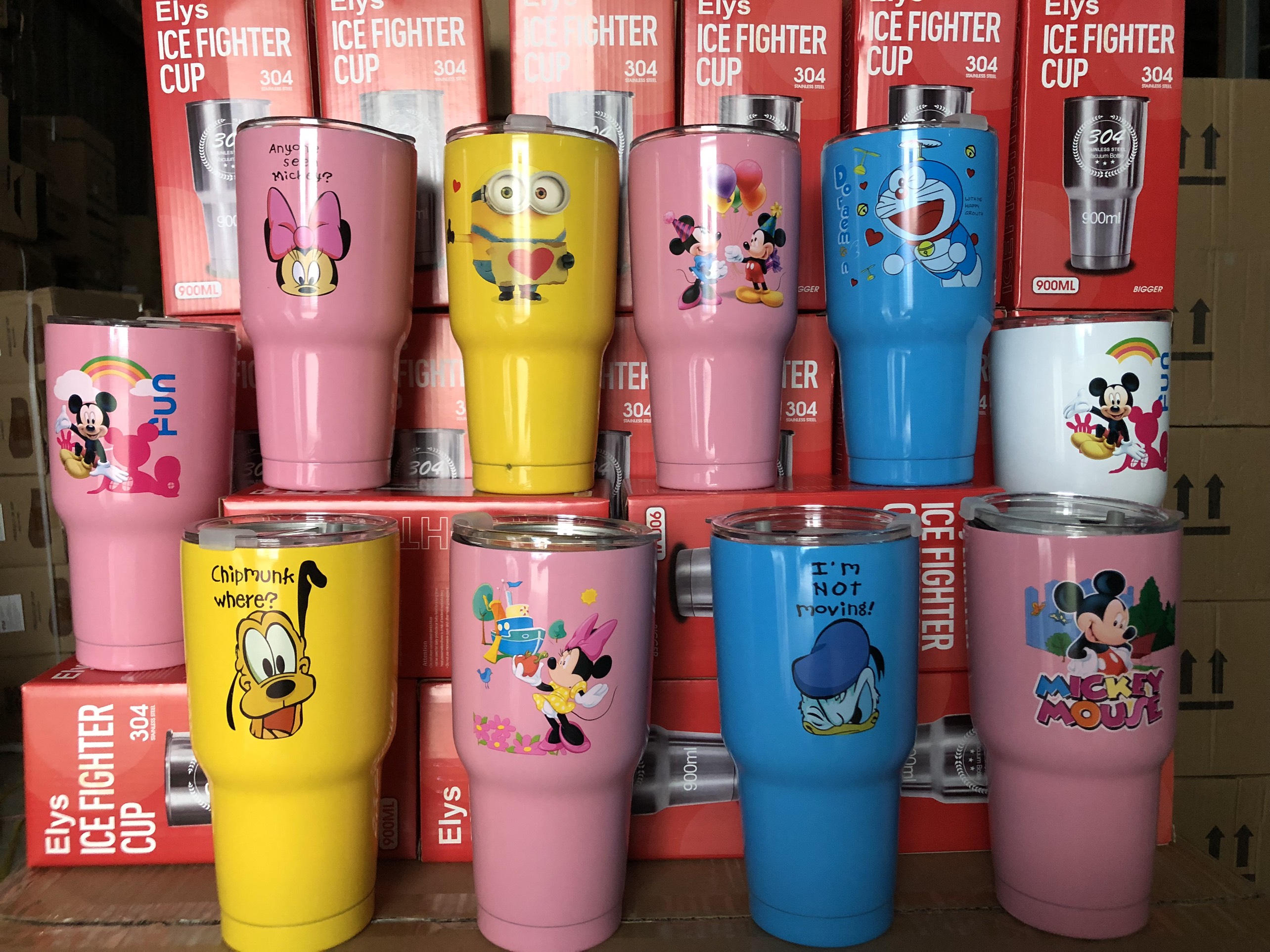 LY GIỮ NHIỆT YETI 900ML NHIỀU HÌNH ( KÈM TÚI , ỐNG HÚT )