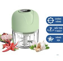 Máy Xay Tỏi ớt Thịt GUALITY UFE 250ml ( xanh ) pin sạc