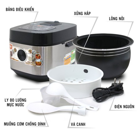 Nồi Cơm Điện Comet 1.8 lít CM-8088 cao cấp