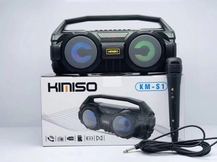 Loa Bluetooth karaoke Kimiso KM-S1 TẶNG MICRO CÓ DÂY