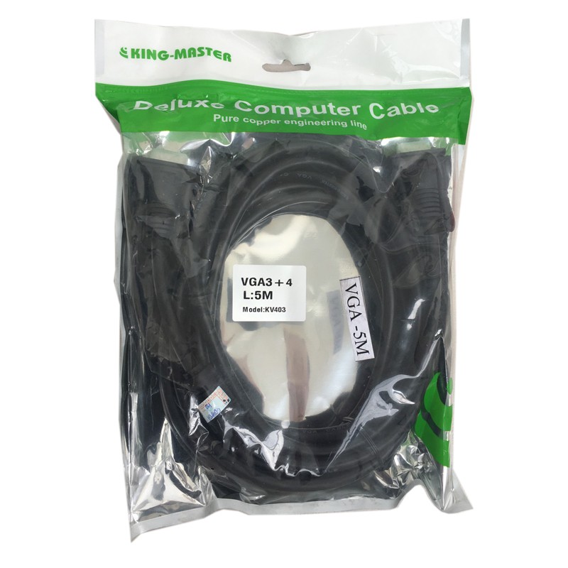 Cáp Vga 5m Kingmaster 3+4 ( KV403 )