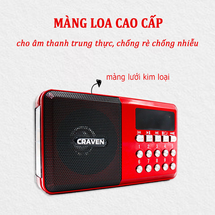 Loa Thẻ Nhớ FM Caraven CR-65