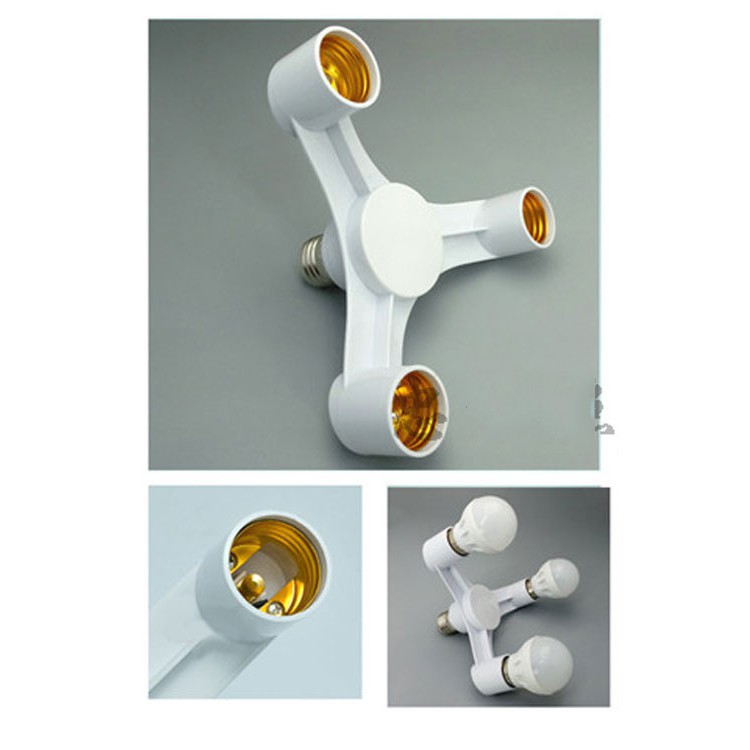 ĐUI ĐÈN CHIA 1=>3  E27 CHỐNG NƯỚC