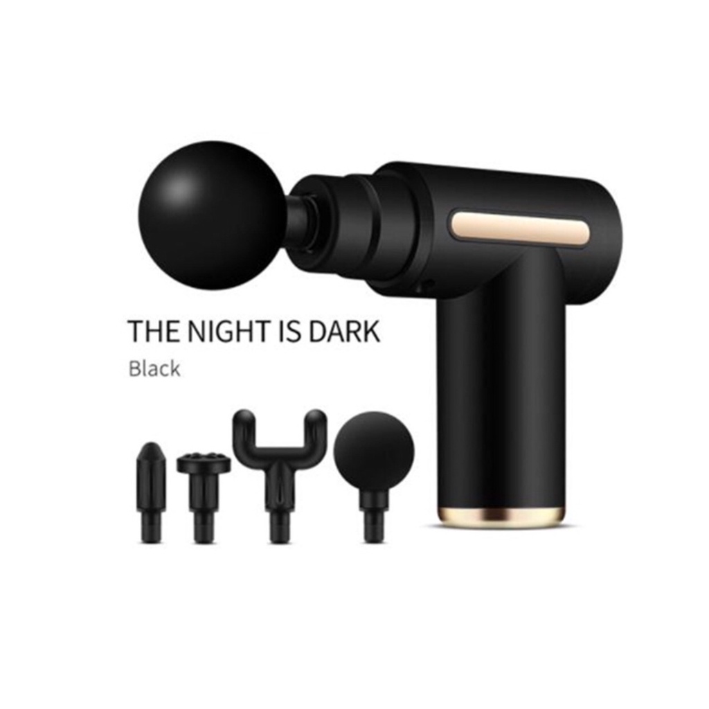 Máy Massage Gun KH-720 Cổ Đồng 6 chế độ ( 4 đầu )