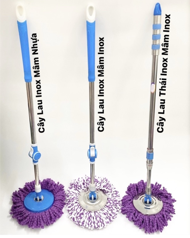 Cây Lau Nhà Xoay 360 Độ INOX